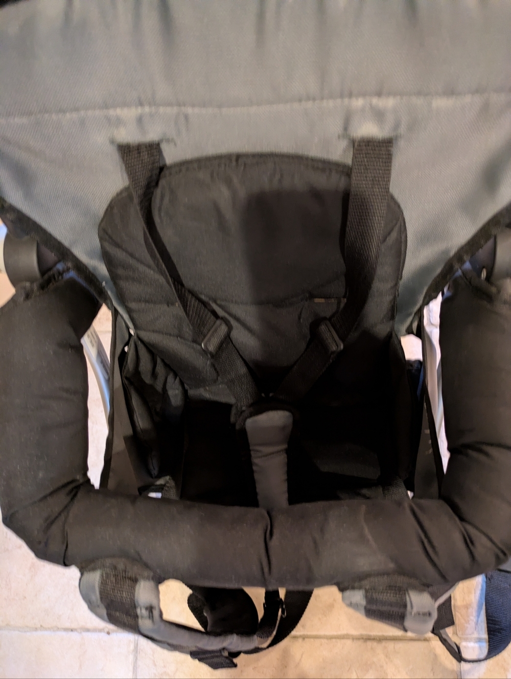 Chicco SmartSupport Backpack Carrier Gray/ Black Aluminum Lightweight - Picture 11 of 11